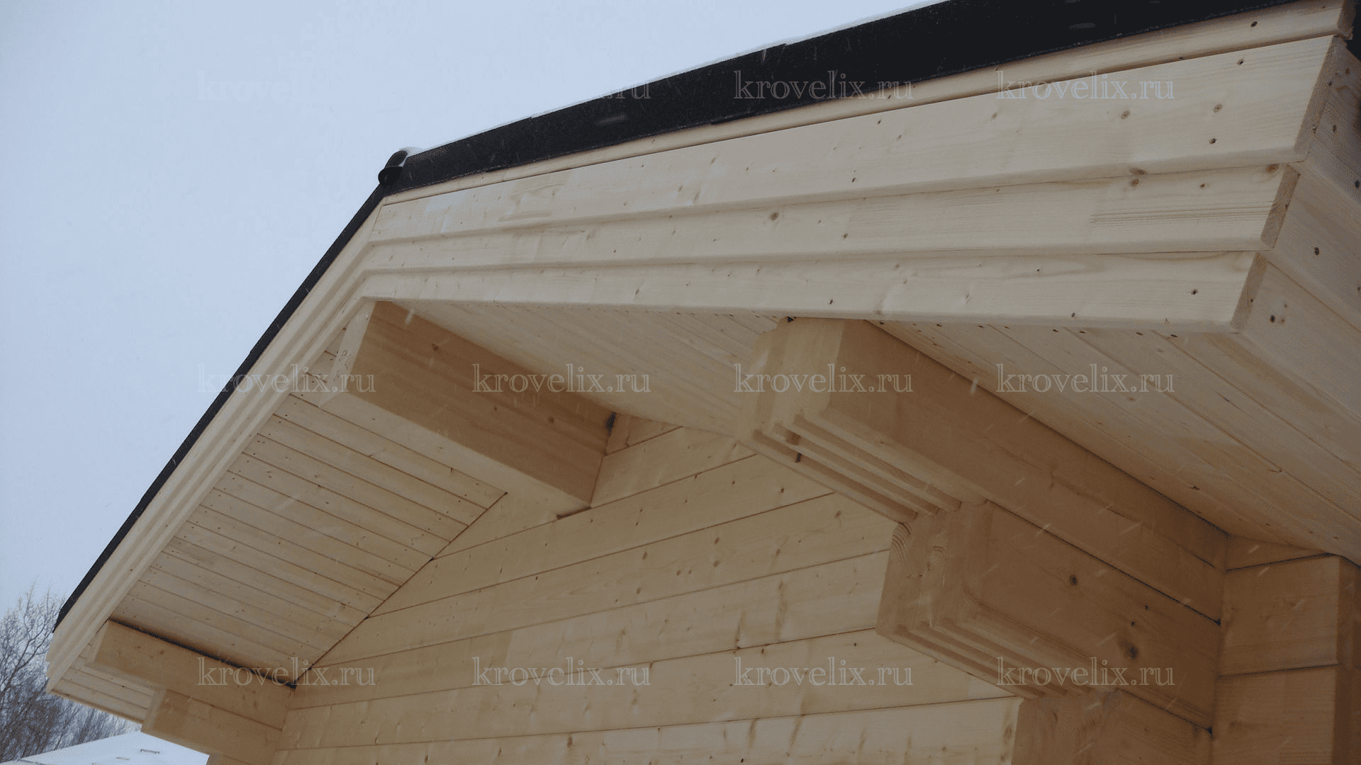 Кровля в деревянном доме